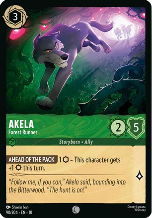 Akela - Forest Runner (10-090) (Cold Foil)