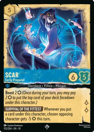 Scar - Eerily Prepared (10-153) (Cold Foil)