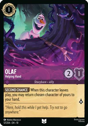 Olaf - Helping Hand (10-057) (Cold Foil)