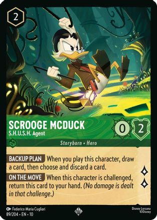 Scrooge McDuck - S.H.U.S.H. Agent (10-089) (Cold Foil)
