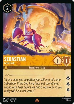 Sebastian - Loyal Crab (10-016) (Cold Foil)