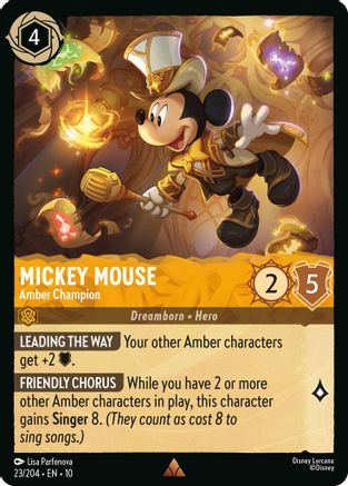 Mickey Mouse - Amber Champion (10-023)