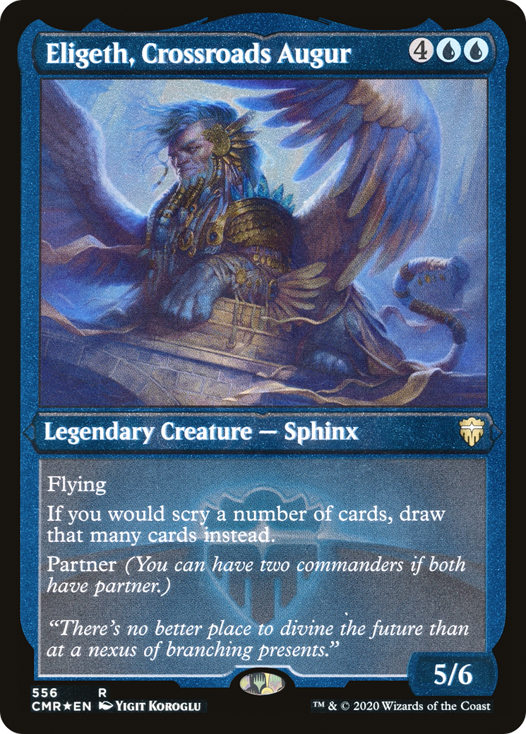 Eligeth, Crossroads Augur (CMR-556) (Etched Foil)