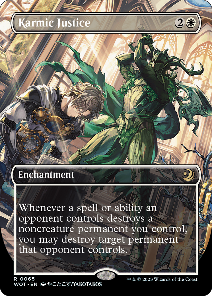 Karmic Justice (WOT-065) (Borderless) (Foil)