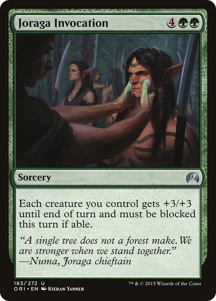 Joraga Invocation (ORI-183) (Foil)