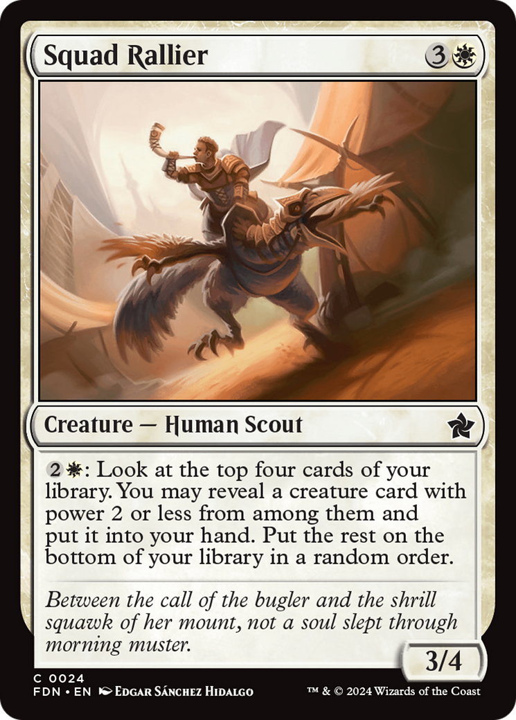 Squad Rallier (FDN-024) (Foil)