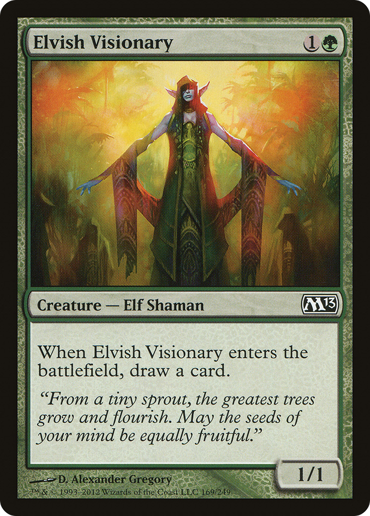 Elvish Visionary (M13-169) (Foil)
