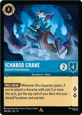 Ichabod Crane - Bookish Schoolmaster (10-148) (Cold Foil)