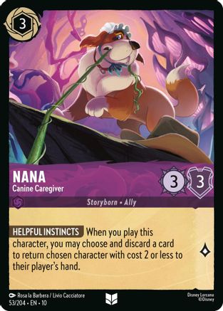 Nana - Canine Caregiver (10-053) (Cold Foil)