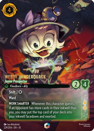 Webby Vanderquack - Junior Prospector (Enchanted) (10-229) (Holofoil)