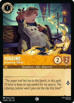 Higgins - Undercover Officer (10-005) (Cold Foil)