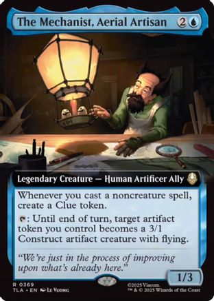 The Mechanist, Aerial Artisan (Extended Art) (TLA-369)