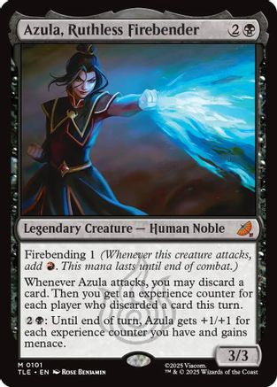 Azula, Ruthless Firebender (TLE-101) (Foil)