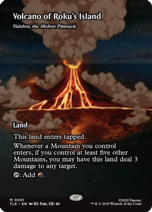 Volcano of Roku's Island - Valakut, the Molten Pinnacle (TLE-061)