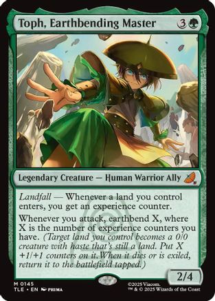 Toph, Earthbending Master (TLE-145) (Foil)