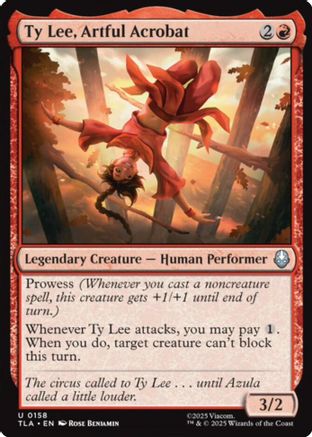 Ty Lee, Artful Acrobat (TLA-158) (Foil)