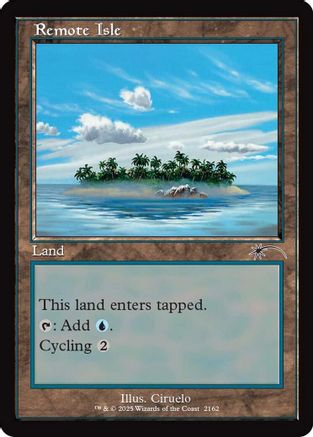 Remote Isle (Retro Frame) (SLD-2162)