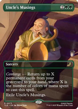 Uncle's Musings (Borderless) (TLE-073) (Foil)