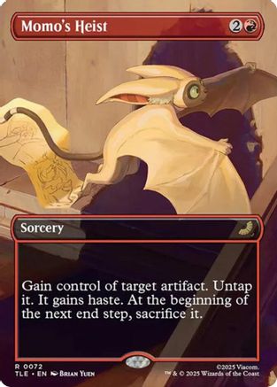 Momo's Heist (Borderless) (TLE-072) (Foil)