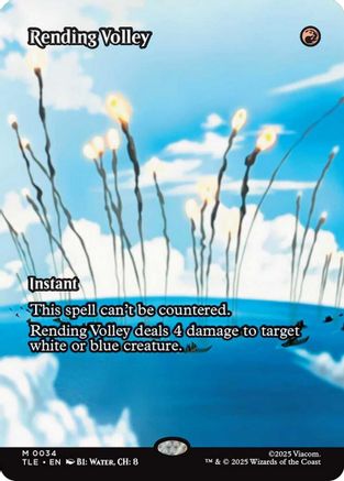 Rending Volley (Borderless) (TLE-034) (Foil)