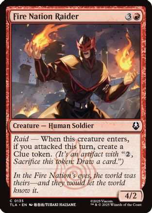 Fire Nation Raider (TLA-135) (Foil)