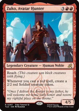 Zuko, Avatar Hunter (0287) (TLE-287)