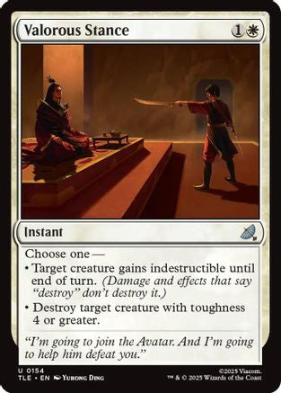 Valorous Stance (TLE-154) (Foil)