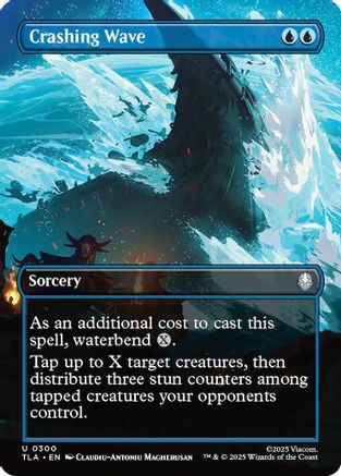 Crashing Wave (Borderless) (TLA-300) (Foil)
