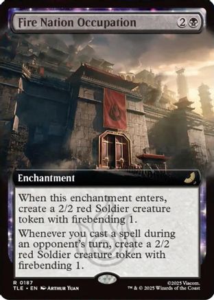Fire Nation Occupation (Extended Art) (TLE-187)