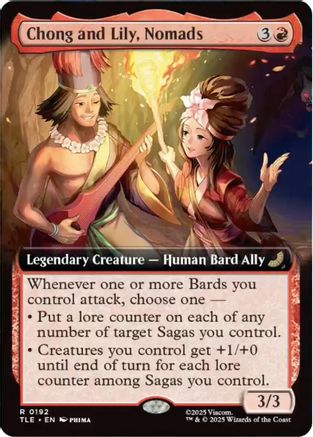 Chong and Lily, Nomads (Extended Art) (TLE-192) (Foil)