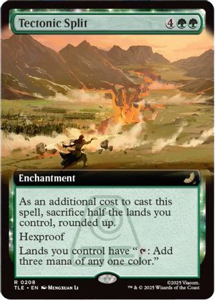 Tectonic Split (Extended Art) (TLE-208)