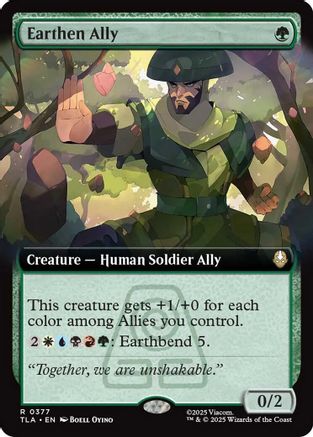 Earthen Ally (Extended Art) (TLA-377)