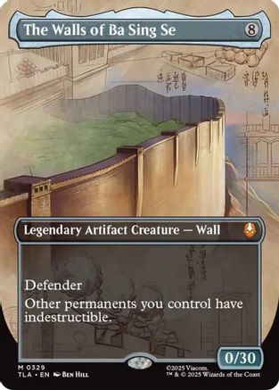 The Walls of Ba Sing Se (Borderless) (TLA-329) (Foil)
