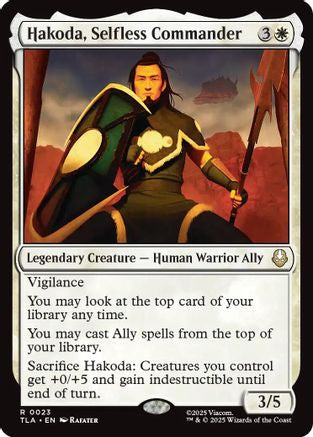 Hakoda, Selfless Commander (TLA-023) (Foil)