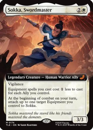 Sokka, Swordmaster (Extended Art) (TLE-174)