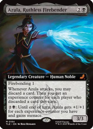 Azula, Ruthless Firebender (Extended Art) (TLE-184)