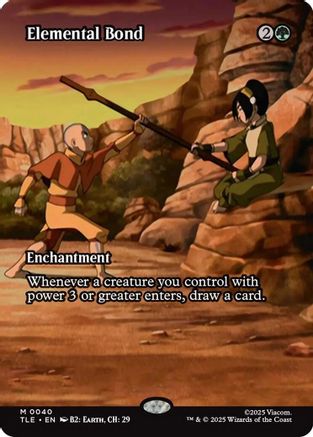Elemental Bond (Borderless) (TLE-040) (Foil)