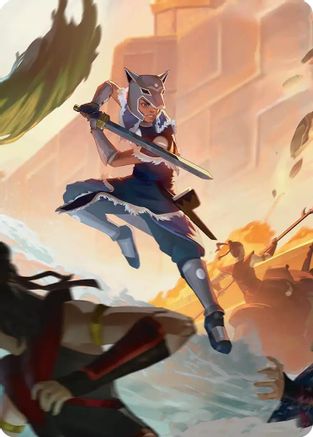 Sokka's Charge Art Card (ASTLA-)