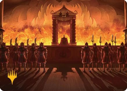 Fire Lord Ozai Art Card (Gold-Stamped Planeswalker Symbol) (ASTLA-027)