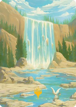 Island Art Card (Gold-Stamped Signature) (ASTLA-051)