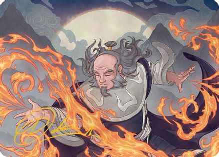 Iroh, Grand Lotus Art Card (Gold-Stamped Signature) (ASTLA-047)