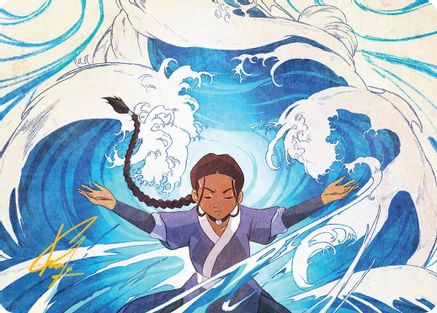 Katara, Water Tribe's Hope Art Card (Gold-Stamped Signature) (ASTLA-048)