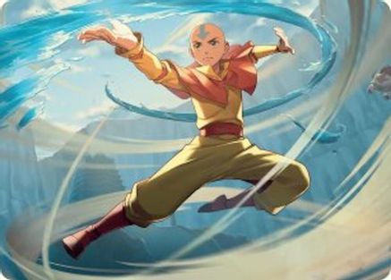 Aang, Swift Savior Art Card (ASTLA-020)
