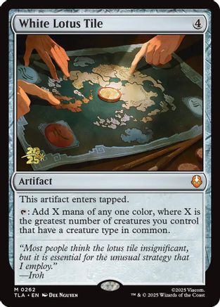 White Lotus Tile (PRE-262) (Foil)