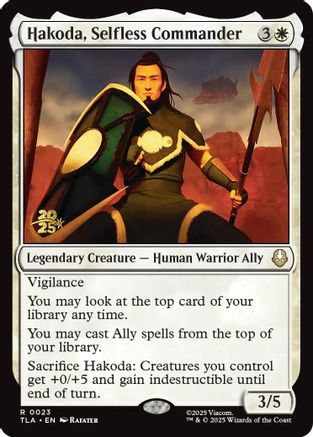 Hakoda, Selfless Commander (PRE-023) (Foil)