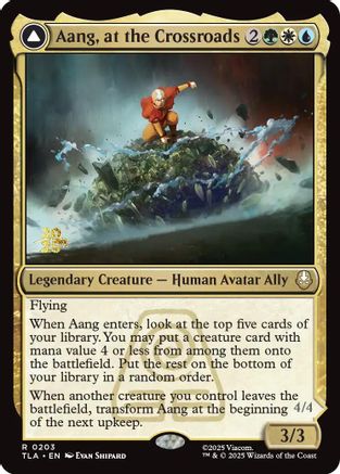 Aang, at the Crossroads (PRE-203) (Foil)