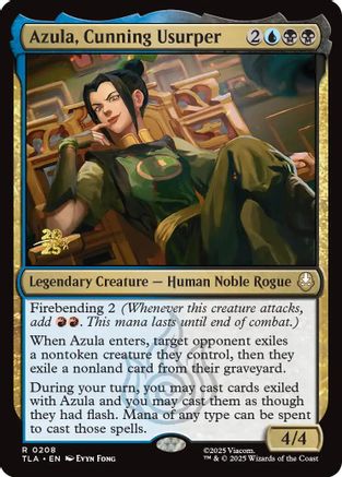 Azula, Cunning Usurper (PRE-208) (Foil)