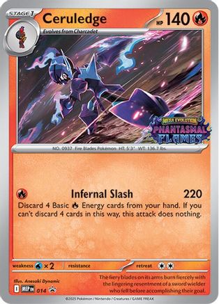 Ceruledge (MEP-014) (Holofoil)