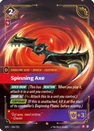 Spinning Axe (SFD-186) (Foil)
