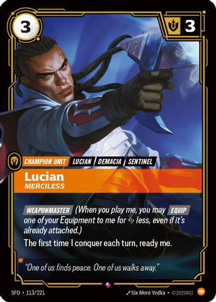 Lucian - Merciless (SFD-113) (Foil)